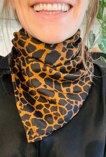  LEITA Paris bandana imprimé girafe 