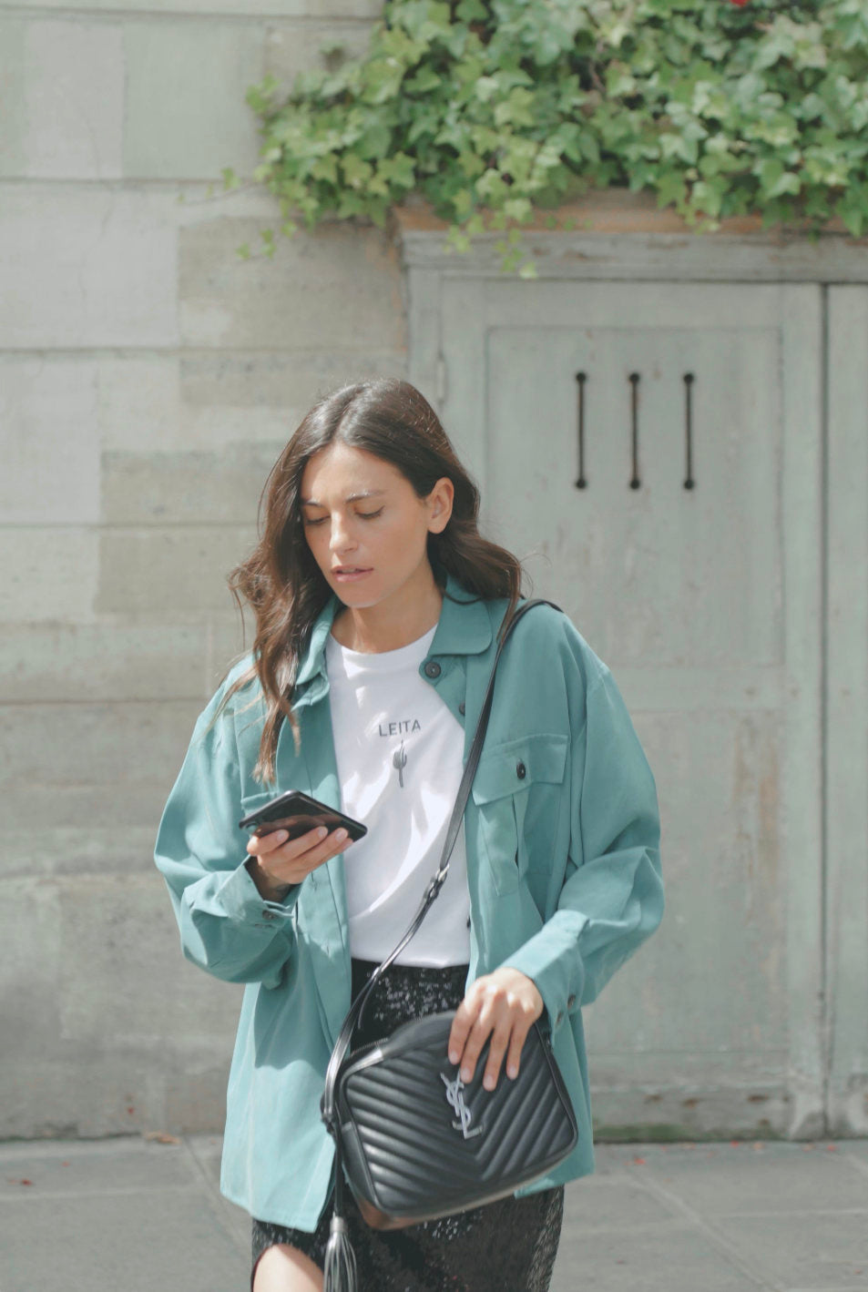 SUR-CHEMISE FLUIDE VERT CENOTE - MOLLIE